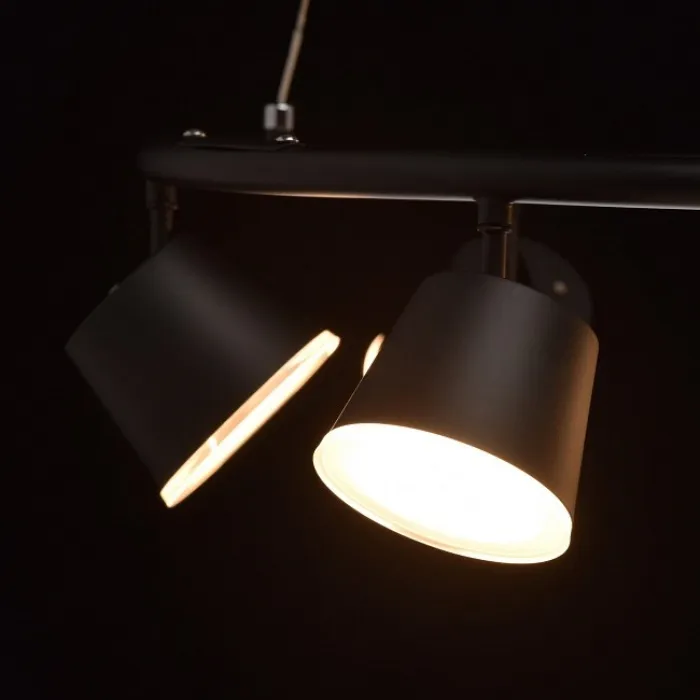 Подвесной светильник MW-Light Гэлэкси 12 632015106 Цвет арматуры черный Цвет плафонов черный от ImperiumLoft