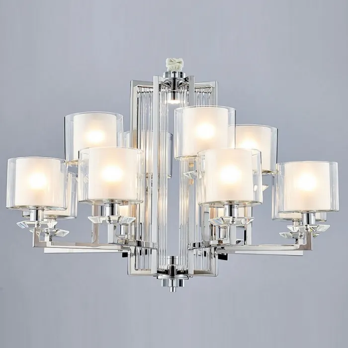 Подвесная люстра Newport 4400 4408+4/C chrome от ImperiumLoft