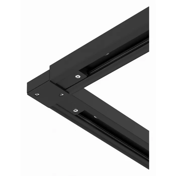 Соединитель с токопроводом угловой L-образный для треков Arte Lamp Track Accessories A120006 Цвет арматуры черный Цвет плафонов белый от ImperiumLoft