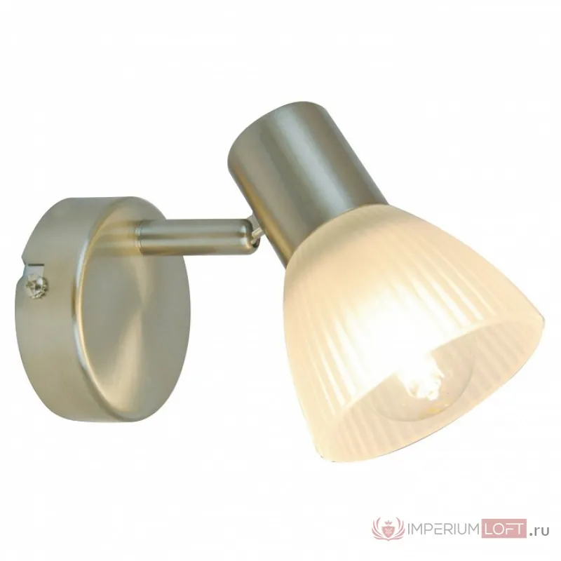 Спот Arte Lamp Parry A5062AP-1SS Цвет арматуры серебро Цвет плафонов белый от ImperiumLoft