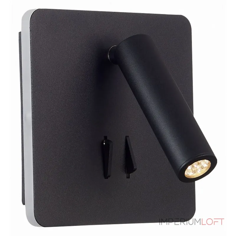 Бра ST-Luce Pinaggio SL1586.431.01 Цвет арматуры Черный Цвет плафонов Черный от ImperiumLoft