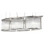 Подвесная люстра ST-Luce Velletri SL1627.103.06 Цвет арматуры серый Цвет плафонов неокрашенный