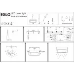 Накладной светильник Eglo ПРОМО Fueva 1 94537 Цвет арматуры никель от ImperiumLoft