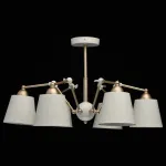 Люстра на штанге MW-Light Таун 691011906 Цвет арматуры золото Цвет плафонов белый от ImperiumLoft