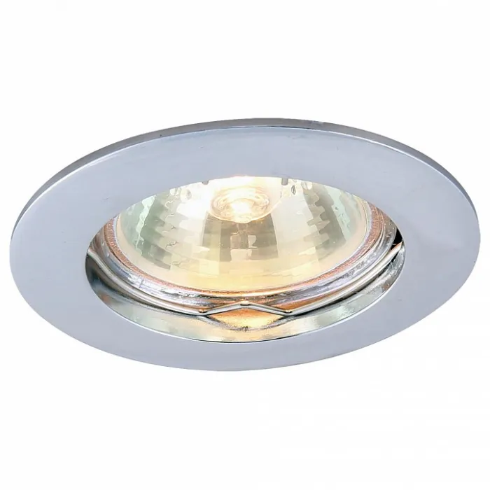 Встраиваемый светильник Arte Lamp Basic A2103PL-1CC Цвет арматуры хром Цвет плафонов белый от ImperiumLoft