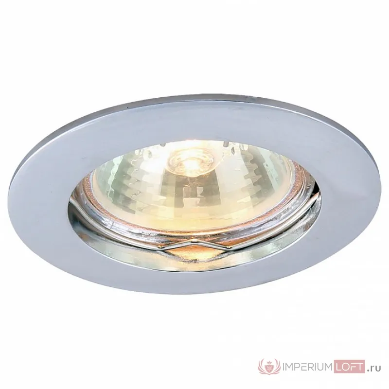 Встраиваемый светильник Arte Lamp Basic A2103PL-1CC Цвет арматуры хром Цвет плафонов белый от ImperiumLoft