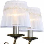 Подвесная люстра TopLight Gertrude TL1138-5H Цвет арматуры бронза Цвет плафонов белый от ImperiumLoft
