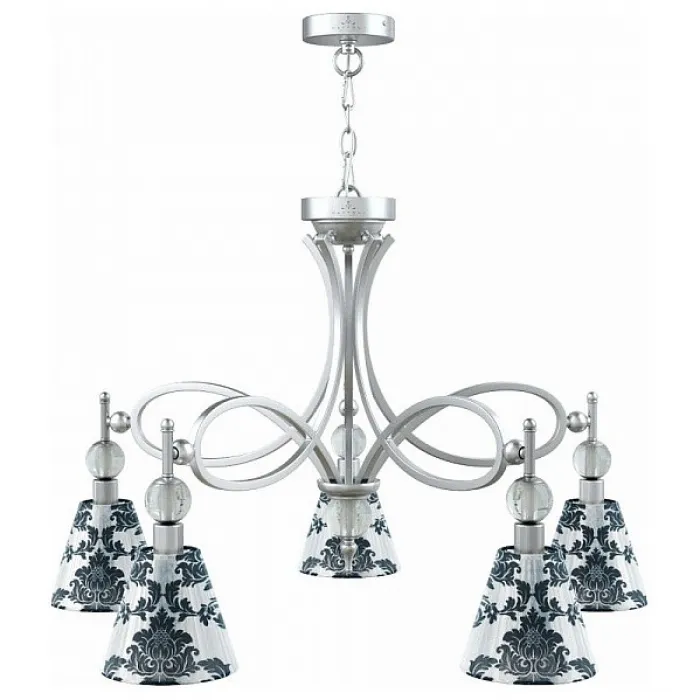 Подвесная люстра Lamp4You Eclectic 14 M2-05-CR-LMP-O-2 Цвет арматуры хром Цвет плафонов черно-белый от ImperiumLoft