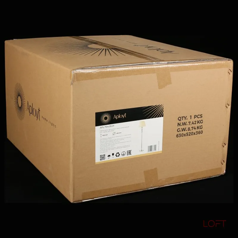 Торшер Aployt Gaell APL.704.05.01 Цвет арматуры хром Цвет плафонов кремовый от ImperiumLoft Торшер Aployt Gaell APL.704.05.01 Цвет арматуры хром Цвет плафонов кремовый от ImperiumLoft