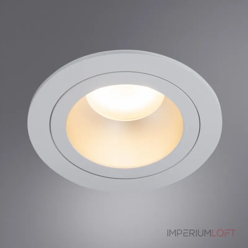 Встраиваемый светильник Arte Lamp Alkes A2161PL-1WH Цвет арматуры Белый Встраиваемый светильник Arte Lamp Alkes A2161PL-1WH Цвет арматуры Белый