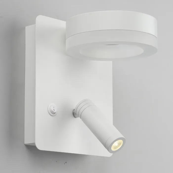 Бра с подсветкой Omnilux Sorano OML-10901-02 Цвет арматуры белый Цвет плафонов белый от ImperiumLoft