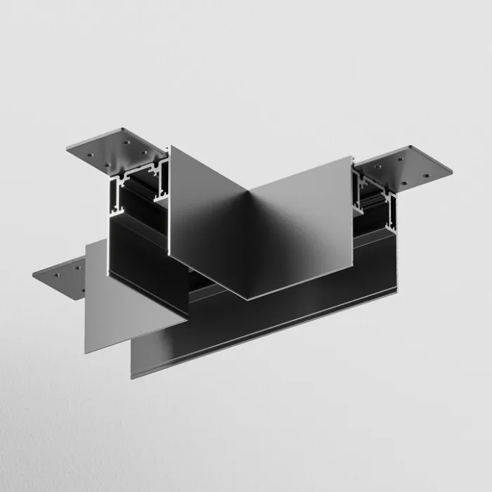 Соединитель T-образный для треков накладных Maytoni Accessories for tracks Gravity TRA010CT-41B от ImperiumLoft