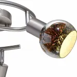 Спот Arte Lamp Illusione A6125PL-3SS Цвет арматуры серебро Цвет плафонов разноцветный
