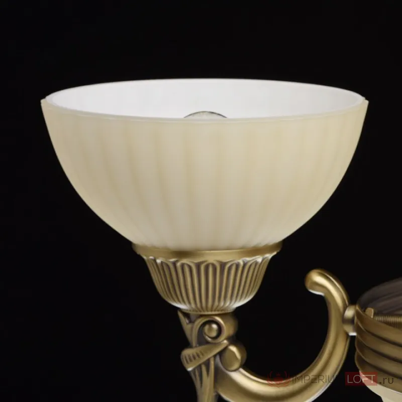 Подвесная люстра MW-Light Афродита 1 317010406 Цвет арматуры бронза Цвет плафонов кремовый от ImperiumLoft
