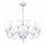 Подвесная люстра Maytoni Leti DIA012PL-12TR Цвет арматуры хром Цвет плафонов белый от ImperiumLoft