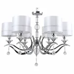 Подвесная люстра Stilfort Flippe 1041/09/06P Цвет арматуры хром Цвет плафонов белый
