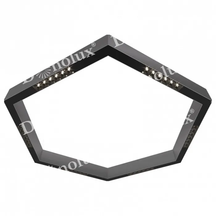 Накладной светильник Donolux DL18515 DL18515С111А36.48.900BB Цвет арматуры серебро Цвет плафонов черный от ImperiumLoft