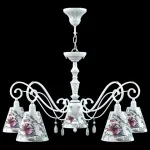 Подвесная люстра Lamp4You Classic 19 E3-05-WM-LMP-O-13-CRL-E3-05-GR-DN Цвет арматуры белый Цвет плафонов белый от ImperiumLoft