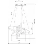 Подвесная люстра 90270/3 