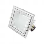 Встраиваемый светильник Horoz Electric HL628 HRZ00000653 Цвет арматуры никель Цвет плафонов никель