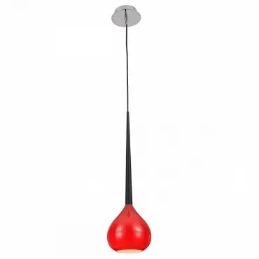 Подвесной светильник Zumaline Libra MD2128-1R Цвет арматуры хром Цвет плафонов красный