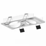 Встраиваемый светильник Ambrella Diy Spot 1 C7663 SWH белый песок 225*120*H25mm MR16 GU5.3 Цвет арматуры белый