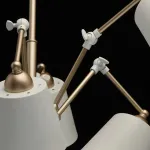 Люстра на штанге MW-Light Таун 691011906 Цвет арматуры золото Цвет плафонов белый от ImperiumLoft