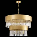 Подвесная люстра ST-Luce Contatto SL1225.203.09 Цвет арматуры золото Цвет плафонов прозрачный от ImperiumLoft