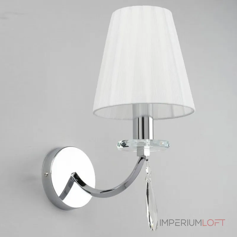 Бра Omnilux Breguzzo OML-57701-01 Цвет арматуры хром Цвет плафонов белый Бра Omnilux Breguzzo OML-57701-01 Цвет арматуры хром Цвет плафонов белый