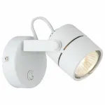 Бра Arte Lamp Lente A1310AP-1WH Цвет арматуры белый Цвет плафонов белый