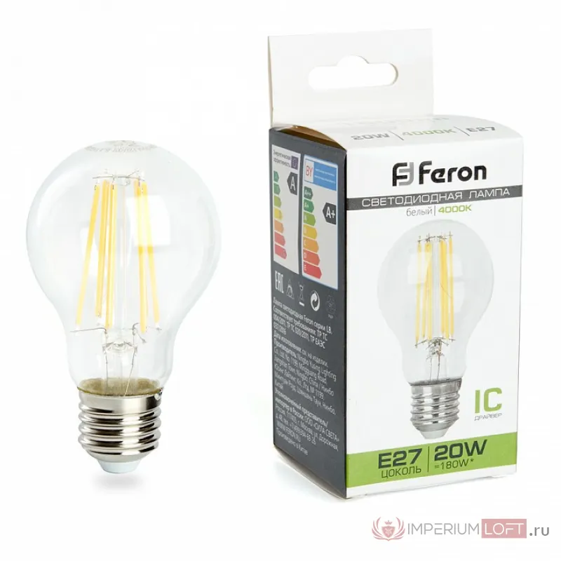 Лампа светодиодная Feron LB-620 E27 20Вт 4000K 38246 от ImperiumLoft