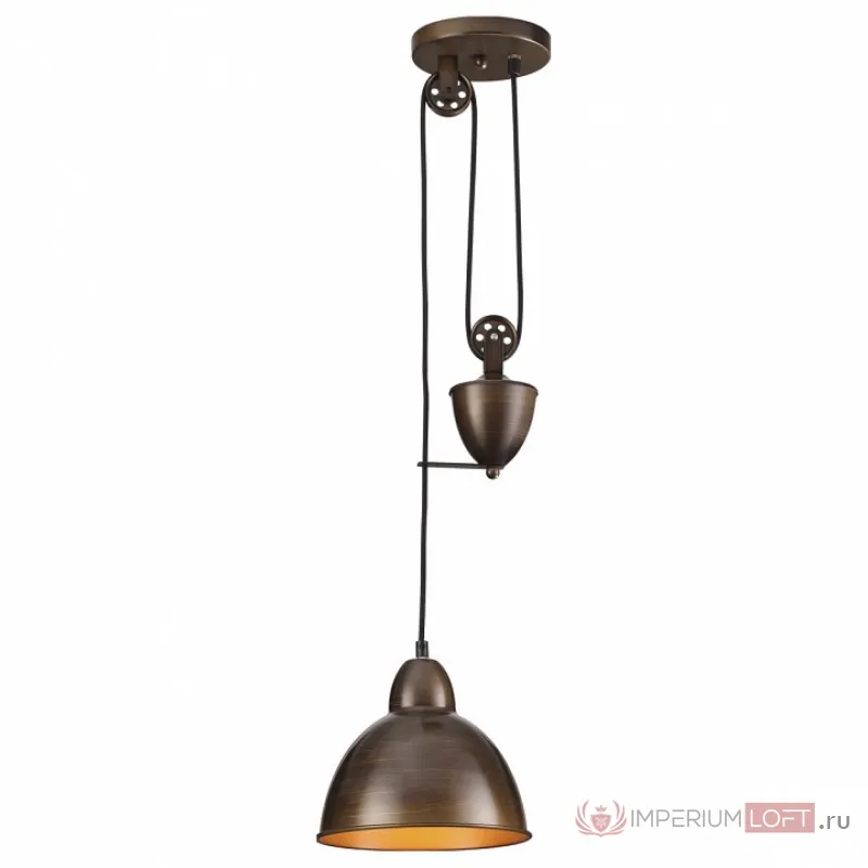 Подвесной светильник Lumion Hank 4440/1 Цвет плафонов коричневый Цвет арматуры коричневый от ImperiumLoft