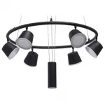 Подвесной светильник MW-Light Гэлэкси 12 632015106 Цвет арматуры черный Цвет плафонов черный от ImperiumLoft