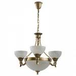 Подвесная люстра MW-Light Афродита 2 317012006 Цвет арматуры бронза Цвет плафонов прозрачный от ImperiumLoft