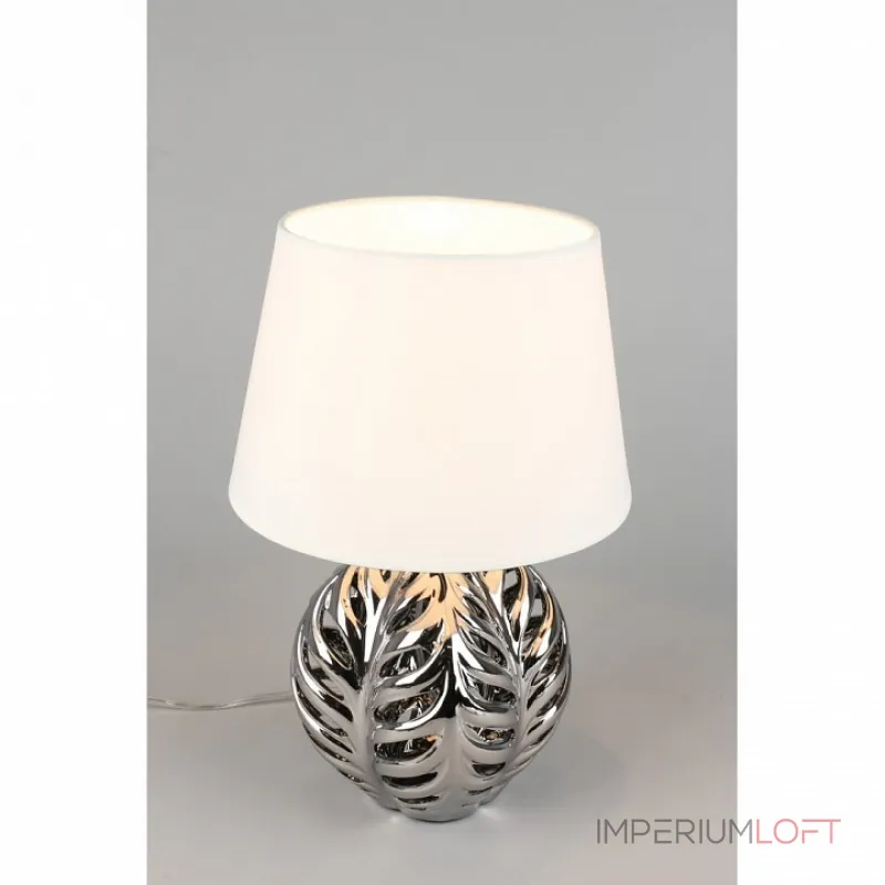 Настольная лампа декоративная Omnilux Murci OML-19504-01 Цвет арматуры хром Цвет плафонов белый от ImperiumLoft Настольная лампа декоративная Omnilux Murci OML-19504-01 Цвет арматуры хром Цвет плафонов белый от ImperiumLoft