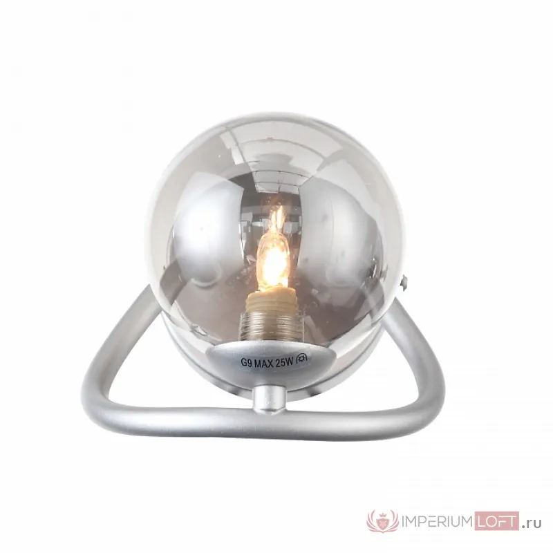 Бра ST-Luce Legatezza SL1502.101.01 Цвет арматуры хром Цвет плафонов серый от ImperiumLoft