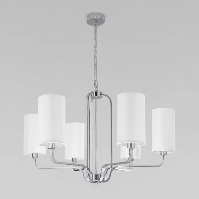 Подвесная люстра Eurosvet Purezza 60128/6 хром от ImperiumLoft