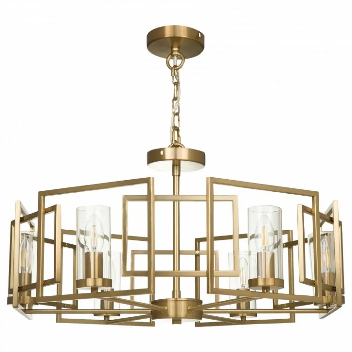 Подвесная люстра Maytoni Bowi H009PL-06G Цвет арматуры золото Цвет плафонов прозрачный от ImperiumLoft