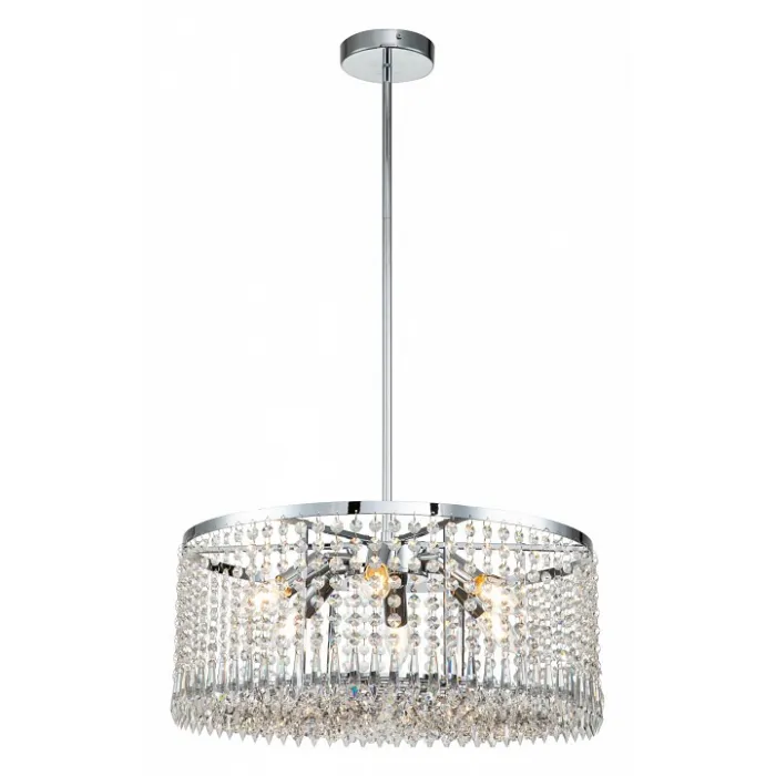 Люстра на штанге Indigo Sfarzo 12005/6R Chrome от ImperiumLoft