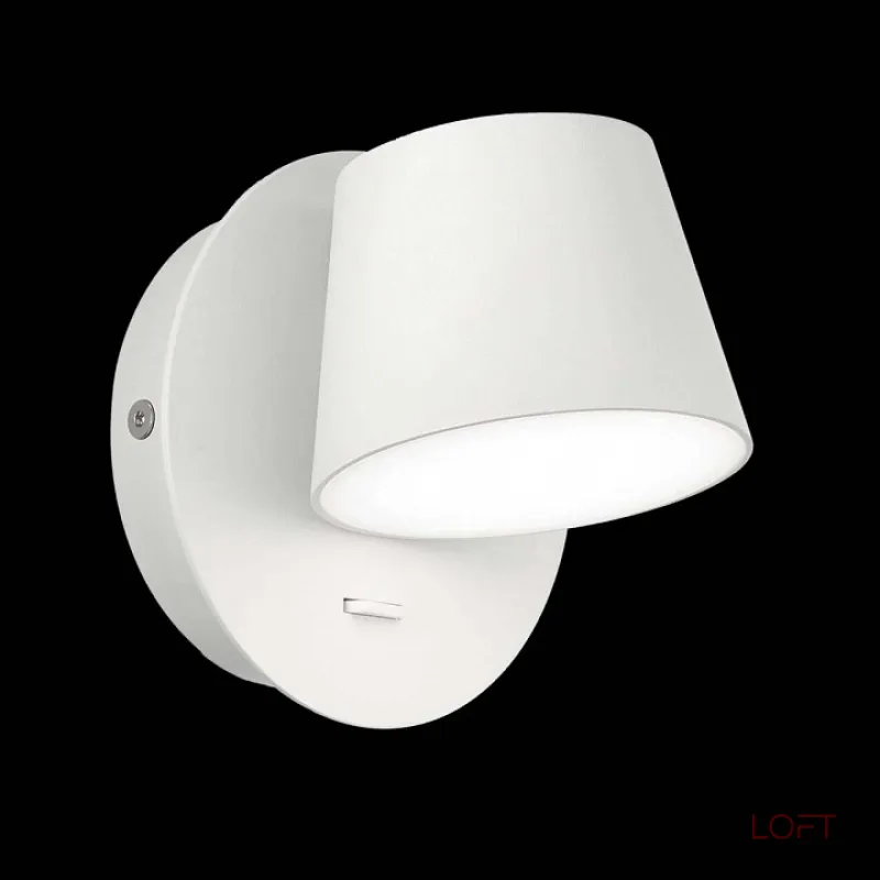 Бра Ideal Lux Gim GIM AP1 BIANCO Цвет арматуры белый