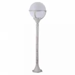 Наземный высокий светильник Arte Lamp Monaco A1496PA-1WG Цвет арматуры золото Цвет плафонов белый