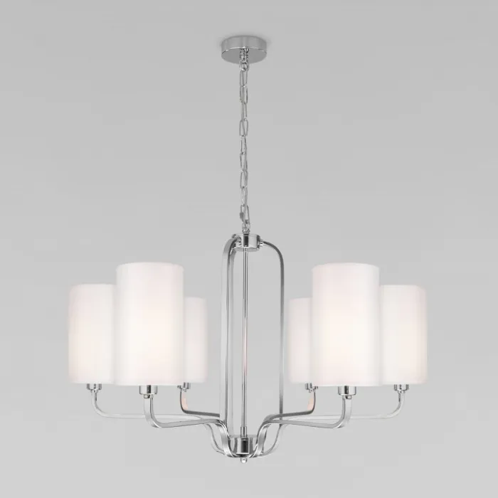 Подвесная люстра Eurosvet Purezza 60128/6 хром от ImperiumLoft