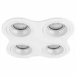 Встраиваемый светильник Lightstar Domino D64606060606 цвет арматуры белый
