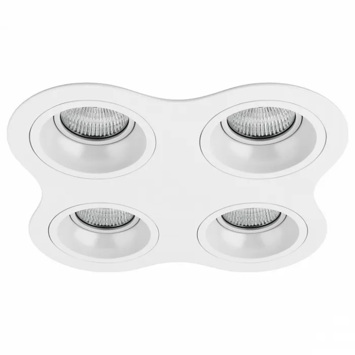 Встраиваемый светильник Lightstar Domino D64606060606 цвет арматуры белый от ImperiumLoft