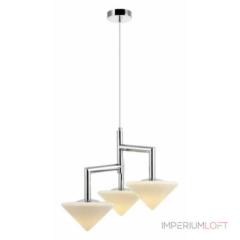 Подвесная люстра Stilfort Pilze 2115/09/03P Цвет плафонов белый Цвет арматуры хром Подвесная люстра Stilfort Pilze 2115/09/03P Цвет плафонов белый Цвет арматуры хром