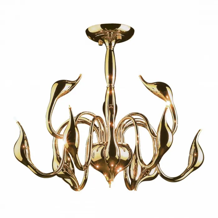 Люстра на штанге Lightstar Cigno Collo 751022 Цвет арматуры золото от ImperiumLoft