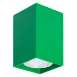 Накладной светильник TopDecor Tubo 6 SQ Tubo6 SQ P1 31 Цвет арматуры зеленый