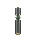 Подвесной светильник Odeon Light Sakra 4075/5L Цвет арматуры черный Цвет плафонов золото от ImperiumLoft