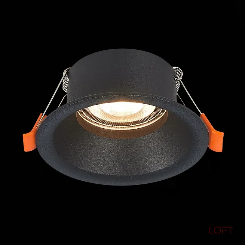 Встраиваемый светильник ST-Luce Nobarra ST201.408.01 Цвет арматуры черный Встраиваемый светильник ST-Luce Nobarra ST201.408.01 Цвет арматуры черный