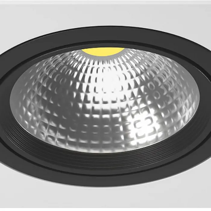 Встраиваемый светильник Lightstar Intero 111 i836070707 Цвет арматуры черно-белый от ImperiumLoft